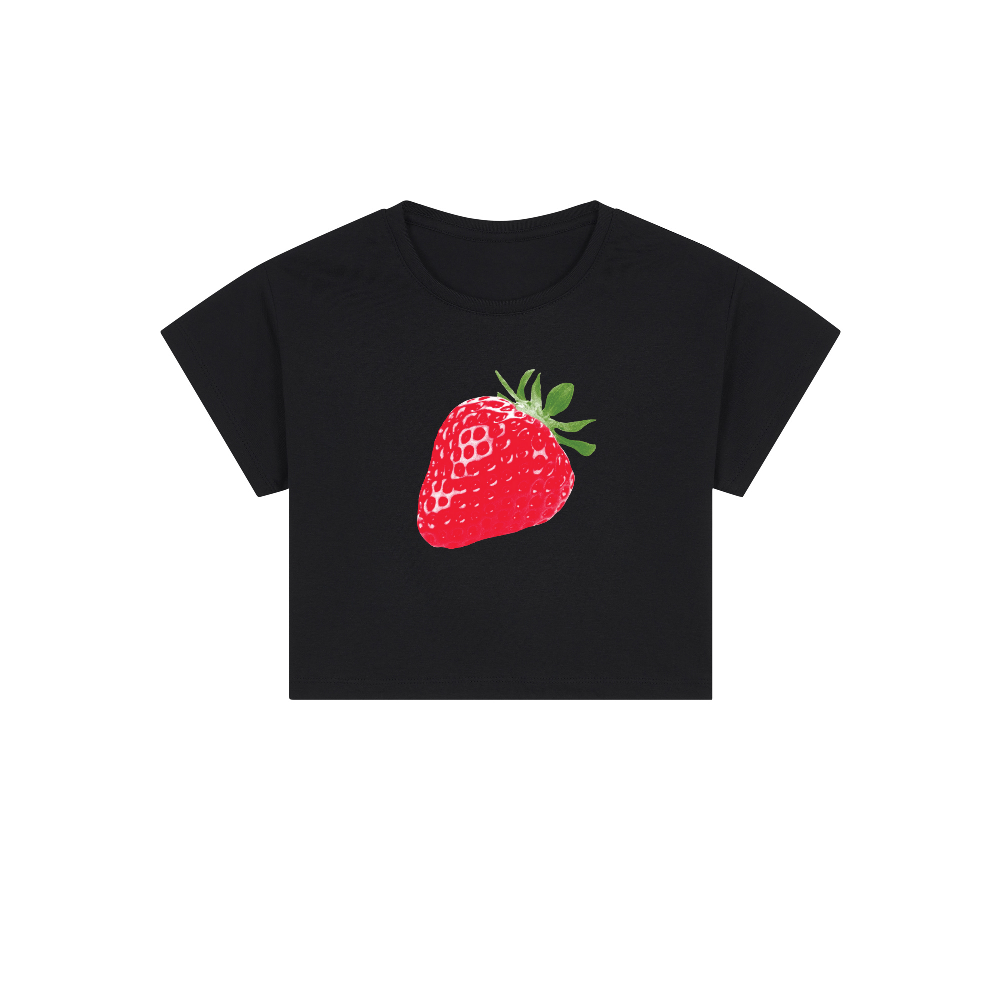 strawberry crop top