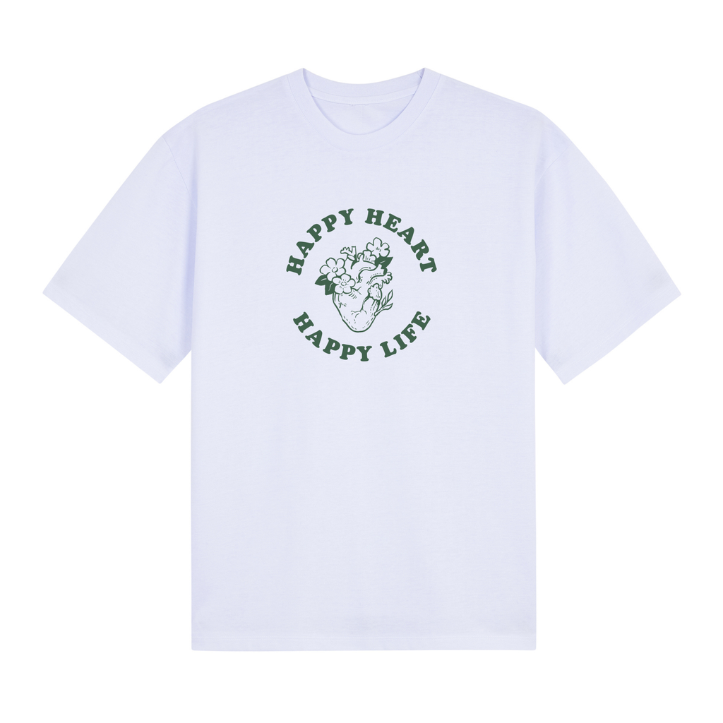 Happy Heart Oversized Tee