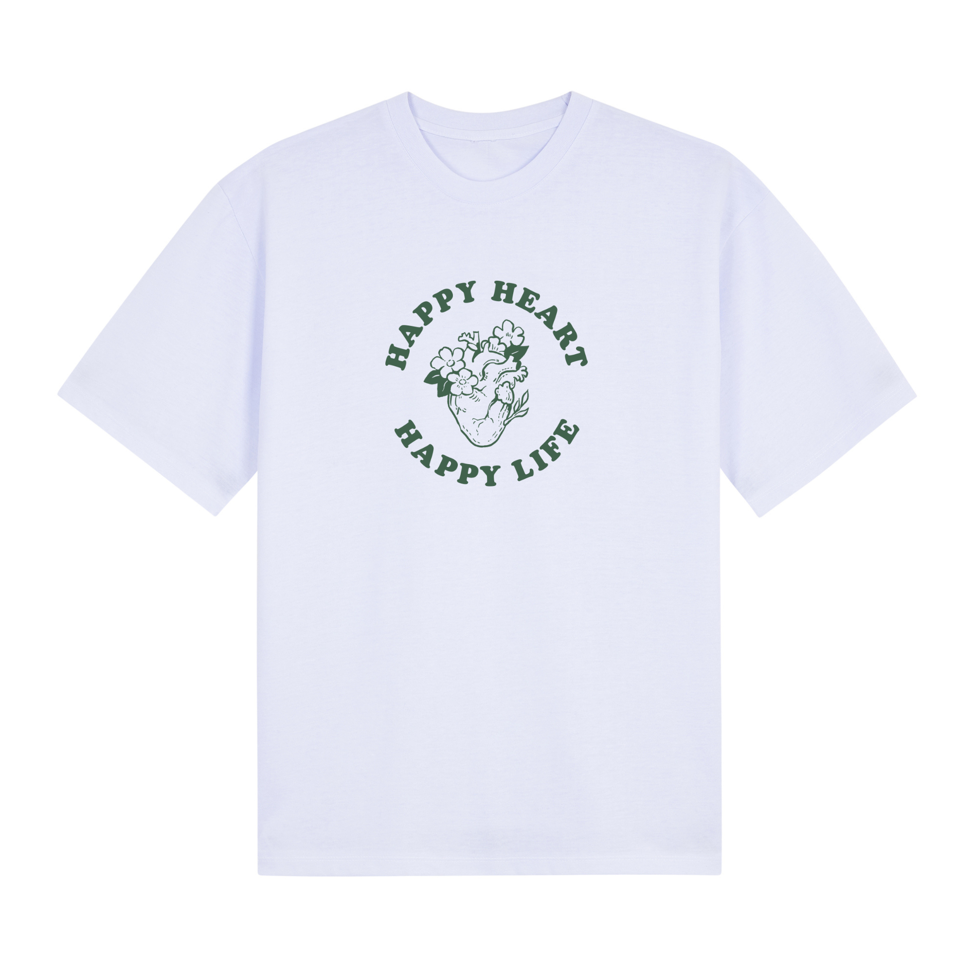 Happy Heart Oversized Tee