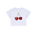 red cherry crop top
