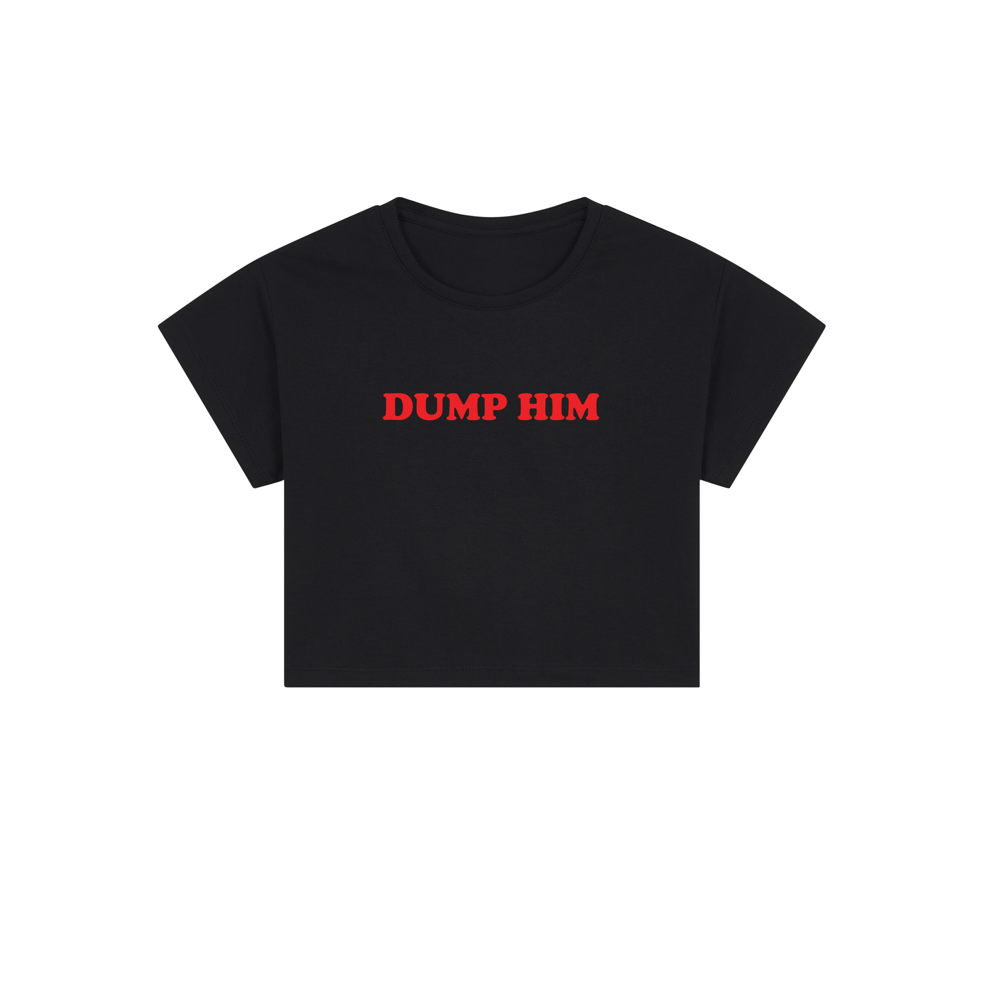 dump him crop top