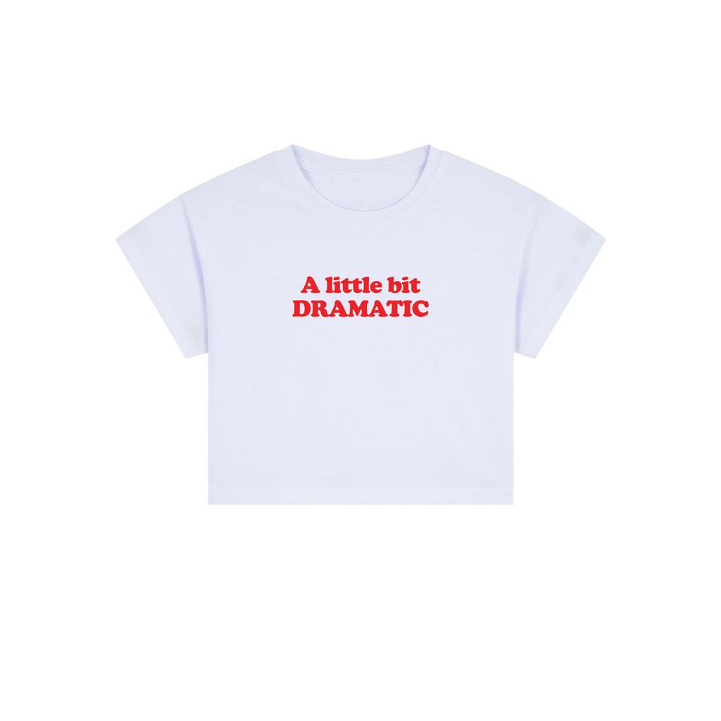 a little bit dramatic crop top