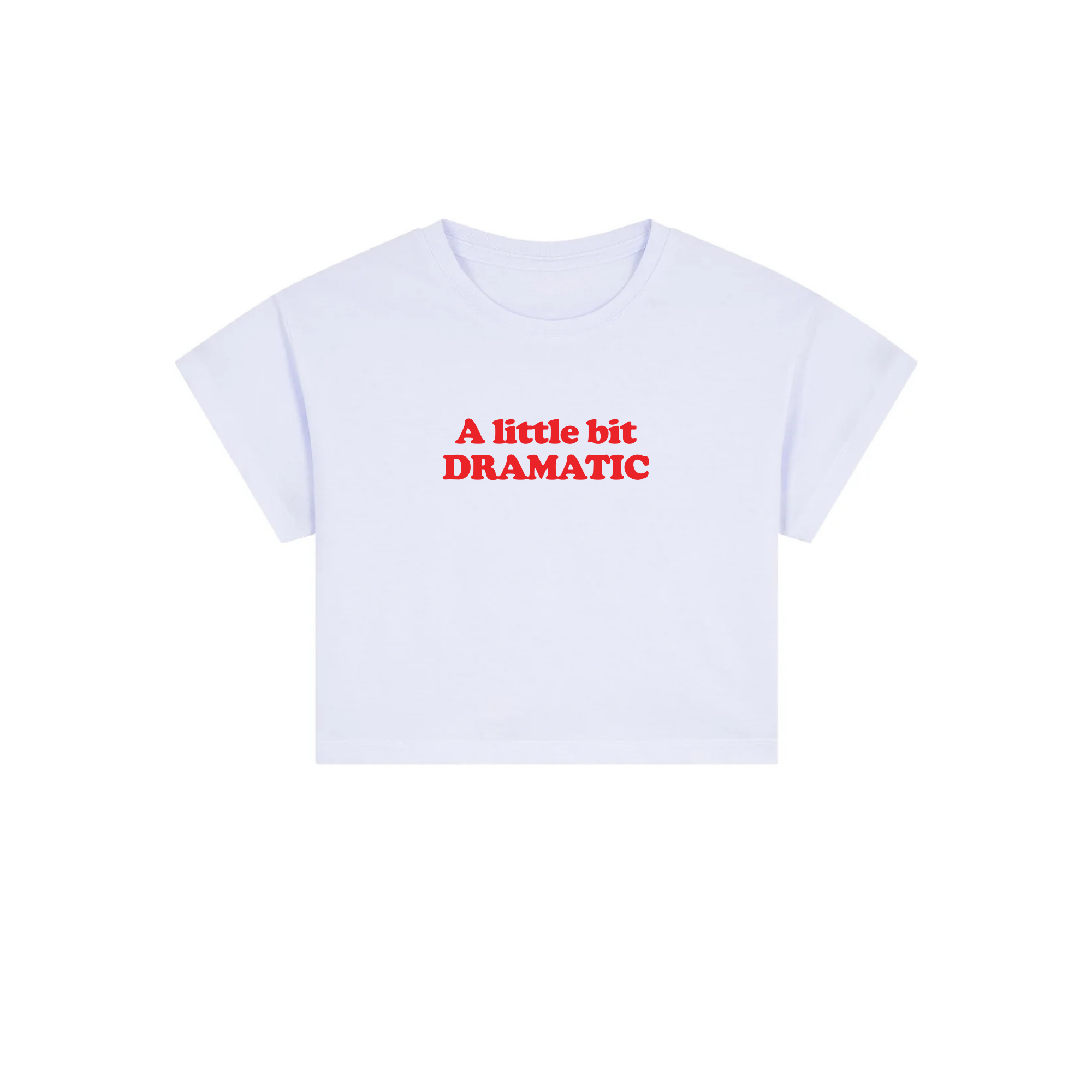 a little bit dramatic crop top